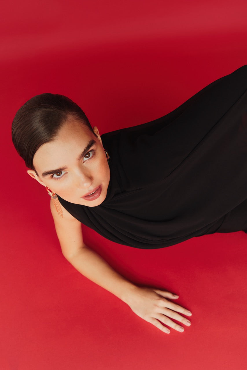 Vestido Agua Negro